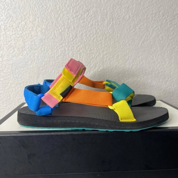 Teva Original Universal Sandals 90's Multi Color Strappy 1003987 Women's 9 US - Picture 3 of 10